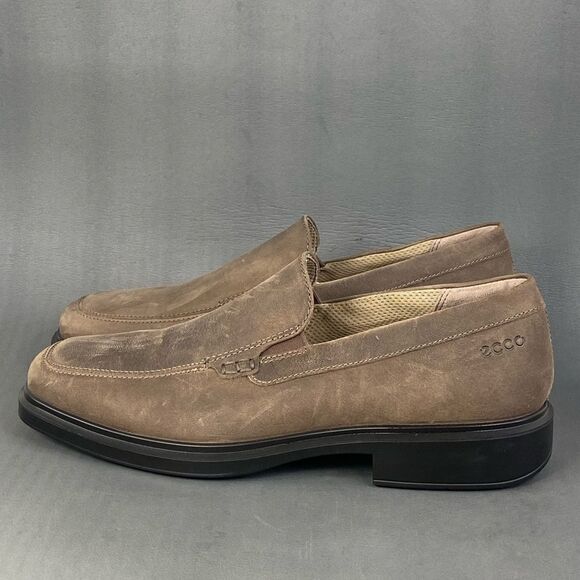 Ecco Brown Leather Loafers main image 8